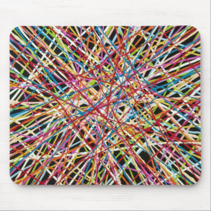 Haystack in Red Mousepad Muismat