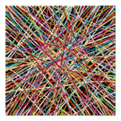 Haystack in Red Perfect Poster (Voorkant)