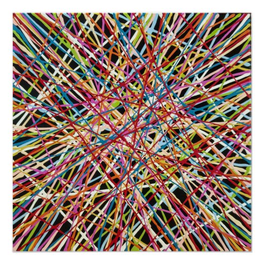 Haystack in Red Perfect Poster (Voorkant)
