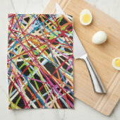 Haystack in rode keukenhanddoek (Quarter Fold)