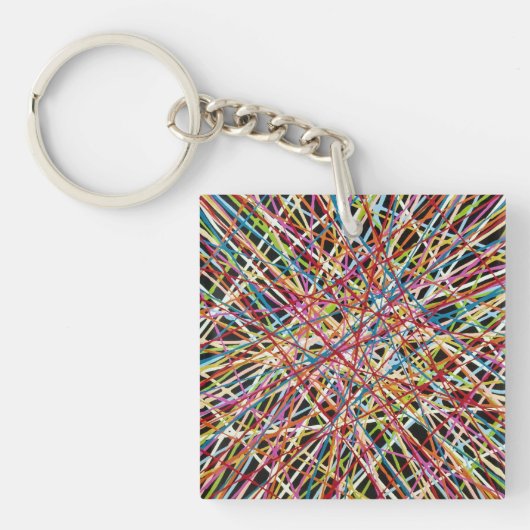 Haystack in Rode Sleutelhanger (voorkant)