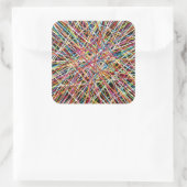 Haystack in Rode Stickers (Tas)