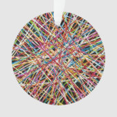 Haystack in rood acryl Ornament (voorkant)