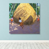 Haystack Kerala Canvas Afdruk (Insitu (Houten vloer))