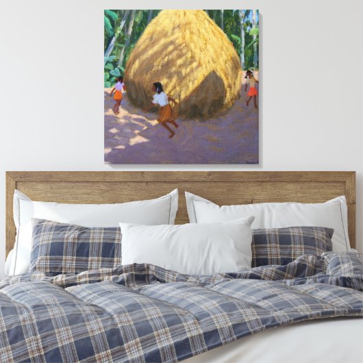 Haystack Kerala Canvas Afdruk (Insitu (Slaapkamer))