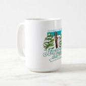 Haystack Mountain Vermont USA Ski logo Koffiemok (Voorkant links)