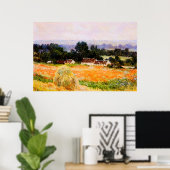 Haystack op Giverny,1886 Poster (Thuiskantoor)