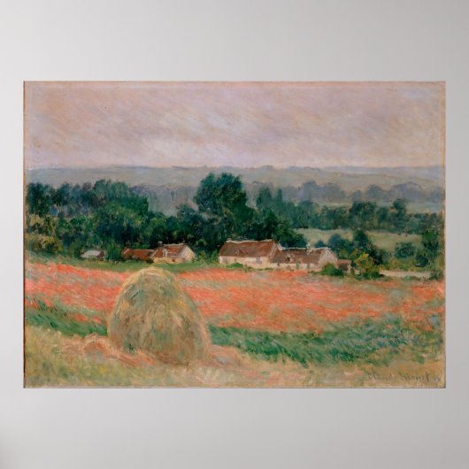 Haystack op Giverny Poster (Voorkant)
