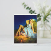 Haystack Pin Up Briefkaart (Staand voorkant)