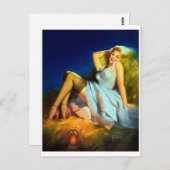 Haystack Pin Up Briefkaart (Voorkant / Achterkant)