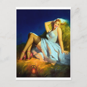 Haystack Pin Up Briefkaart