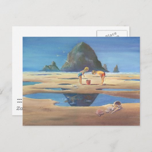 HAYSTACK ROCK 2 VAN SHARON SHARPE BRIEFKAART (Voorkant / Achterkant)