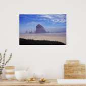 Haystack Rock bij Canon Beach 2 Poster (Keuken)
