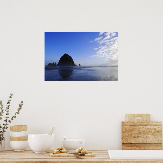 Haystack Rock Blues Poster (Keuken)