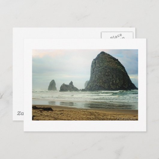 Haystack Rock Briefkaart (Voorkant / Achterkant)