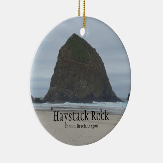 Haystack Rock Cannon Beach Oregon Ornament (Rechts)