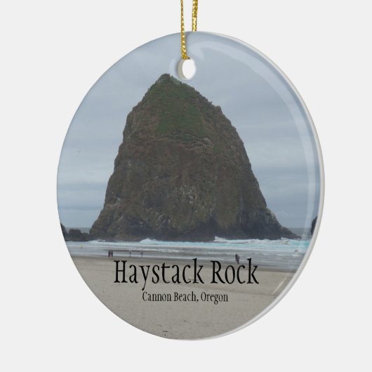 Haystack Rock Cannon Beach Oregon Ornament (Links)