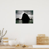 Haystack Rock-Cannon Beach, Oregon Poster (Keuken)