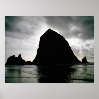 Haystack Rock-Cannon Beach, Oregon Poster