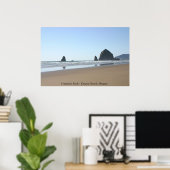 Haystack Rock - Cannon Beach, Oregon Poster (Thuiskantoor)