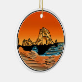 Haystack Rock Cannon Beach Ornament (Rechts)