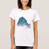 Haystack Rock Illustration T-shirt (Voorkant)