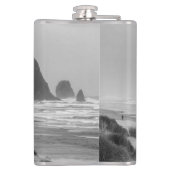 Haystack Rock in Cannon Beach Heupfles (Achterkant)