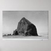 Haystack Rock in Cannon Beach, Oregon Photography Poster (Voorkant)