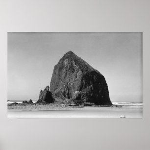 Haystack Rock in Cannon Beach, Oregon Photography Poster