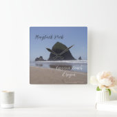 Haystack Rock kanon strand Oregon Vierkante Klok (Huis)