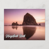 Haystack Rock, Kust van Oregon, Verenigde Staten Briefkaart (Voorkant)