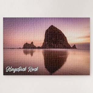 Haystack Rock, Kust van Oregon, Verenigde Staten Legpuzzel