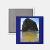 Haystack Rock Oil Painting Magneet (Voorkant / Achterkant)