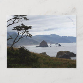 Haystack Rock, Oregon Aankondigingskaart