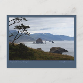 Haystack Rock, Oregon Aankondigingskaart