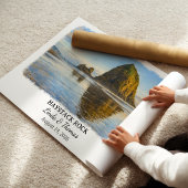 Haystack Rock Oregon Poster, Cannon Beach op maat Poster