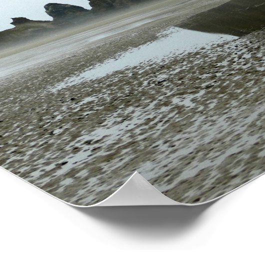 Haystack Rock Reflection, Cannon Beach, Oregon Poster (Hoek)