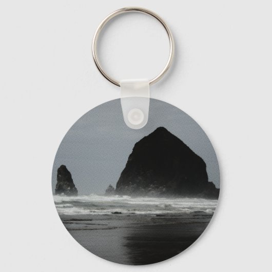 Haystack Rock Sleutelhanger (Voorkant)