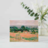 Haystack van Giverny - Claude Monet - 1886 Briefkaart (Staand voorkant)