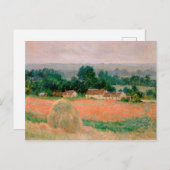 Haystack van Giverny - Claude Monet - 1886 Briefkaart (Voorkant / Achterkant)