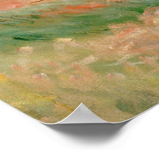 Haystack van Giverny - Claude Monet - 1886 Poster (Hoek)