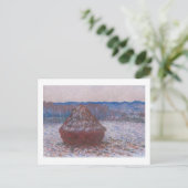 "HAYSTACKS" 1890-1891 CLAUDE MONET BRIEFKAART (Staand voorkant)