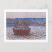 "HAYSTACKS" 1890-1891 CLAUDE MONET BRIEFKAART (Voorkant)