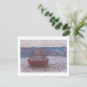 "HAYSTACKS" 1890-1891 CLAUDE MONET BRIEFKAART (Staand voorkant)