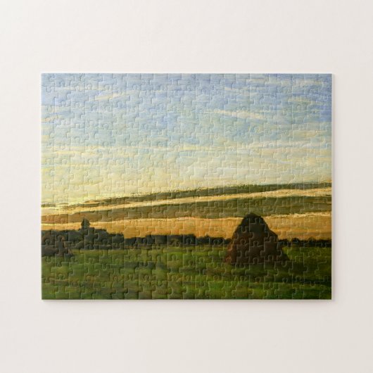 Haystacks bij Chailly Monet Fine Art Legpuzzel (Horizontaal)
