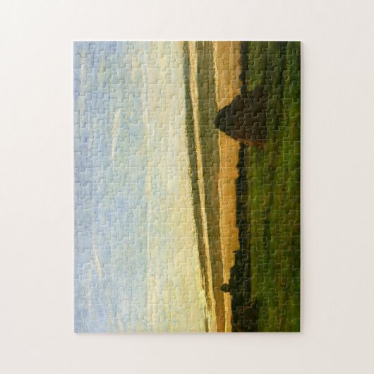 Haystacks bij Chailly Monet Fine Art Legpuzzel (Verticaal)