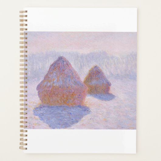 Haystacks by Claude Monet Planner (Voorkant)
