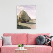 Haystacks Canvas Afdruk (Insitu (Woonkamer))