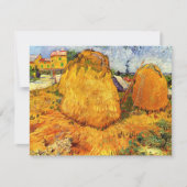 Haystacks in Provence door Vincent van Gogh (Voorkant)
