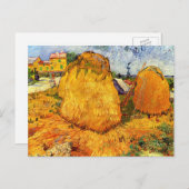 Haystacks in Provence door Vincent van Gogh Briefkaart (Voorkant / Achterkant)